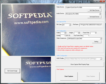 GOGO Webcam Capture ActiveX Control screenshot