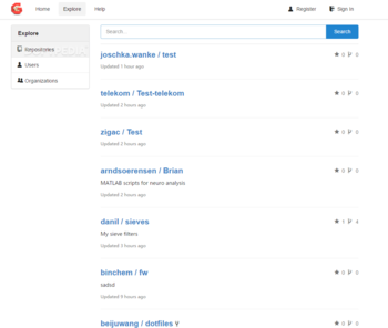 Gogs - Go Git Service screenshot 3