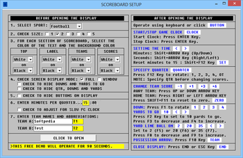 Golasso Triple Play Scoreboard screenshot