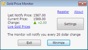 Gold Price Monitor screenshot