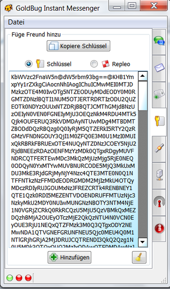 GoldBug Instant Messenger screenshot 2