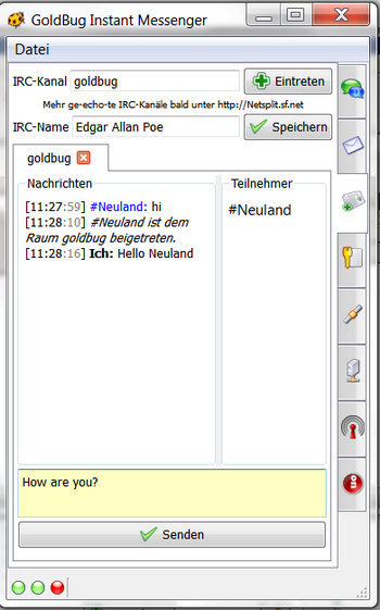 GoldBug Instant Messenger screenshot 4