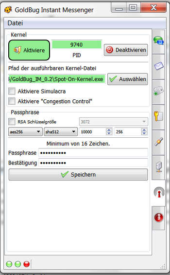 GoldBug Instant Messenger screenshot 6