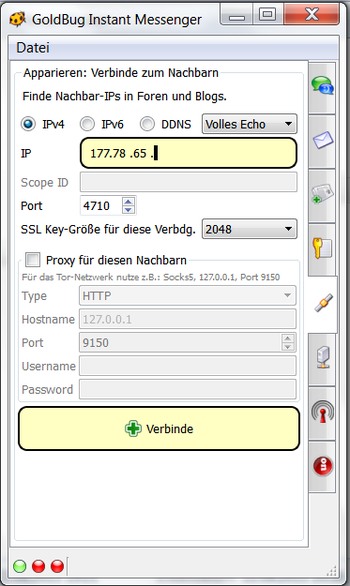GoldBug Instant Messenger screenshot 7