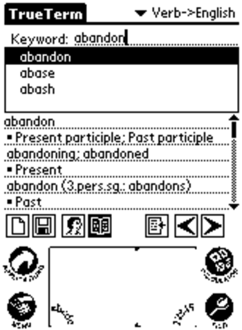 Goldedition Spanish PalmOS screenshot