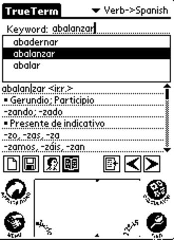Goldedition Spanish PalmOS screenshot 2