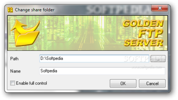 Golden FTP server screenshot 2