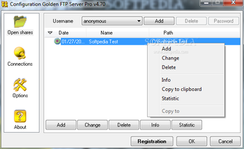 Golden FTP Server Pro screenshot