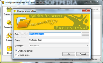 Golden FTP Server Pro screenshot 2