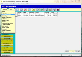 Golden Inventory System screenshot 3