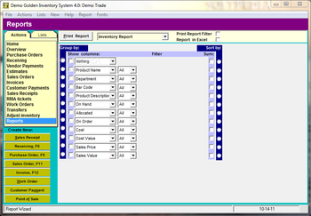 Golden Inventory System screenshot 4