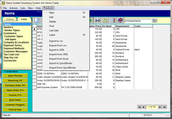 Golden Inventory System screenshot 8