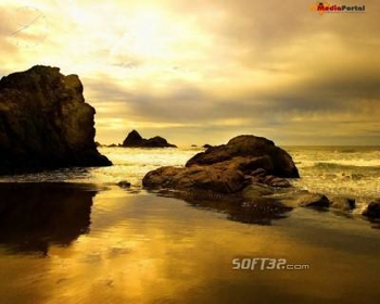 Golden Shore Screensaver screenshot 2