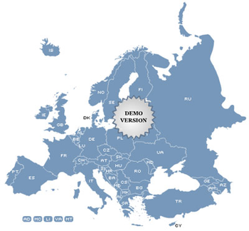 Golden SpotsMap of Europe screenshot
