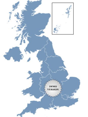 Golden UK and Ireland Map screenshot 2