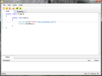 GoldenSharp screenshot