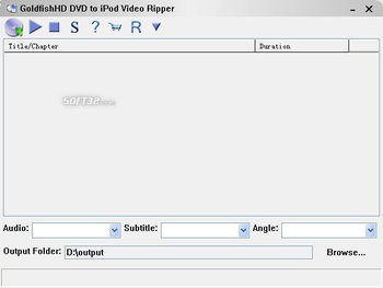 GoldfishHD DVD to iPod Video Ripper screenshot 2