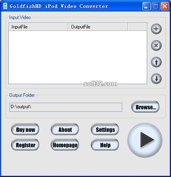 GoldfishHD iPod Video Converter screenshot 3
