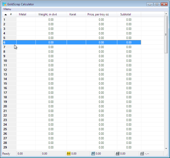 GoldScrap Calculator screenshot