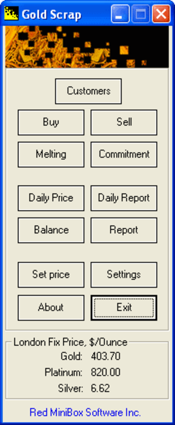 GoldScrap screenshot