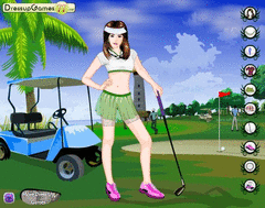 Golf Girl Dress Up screenshot 3