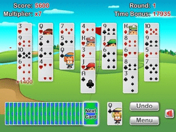 Golf Solitaire Pro screenshot