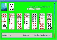 Golf Solitaire screenshot 2