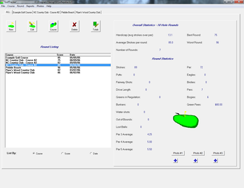 Golf Tracker screenshot
