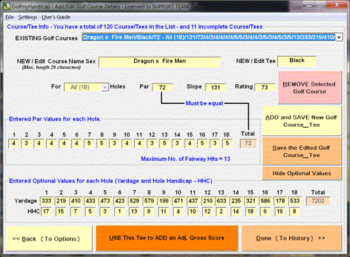 GolfMyHandicap screenshot