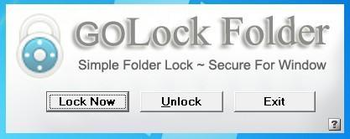 GOLock Folder screenshot