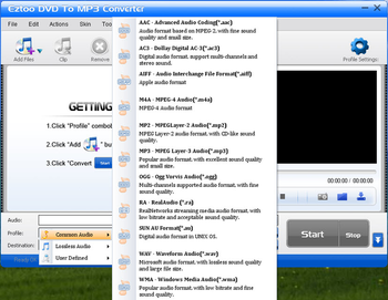 Goo DVD To MP3 Converter screenshot