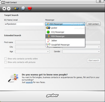 Goober Instant Messenger screenshot
