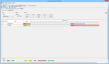 Goods rental system screenshot 16