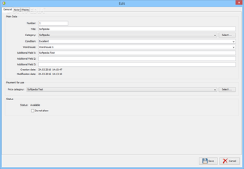 Goods rental system screenshot 8