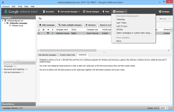 Google AdWords Editor screenshot 4