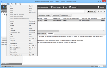 Google AdWords Editor screenshot 6