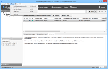 Google AdWords Editor screenshot 7