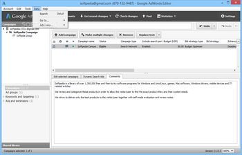 Google AdWords Editor screenshot 8