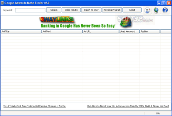 Google Adwords Niche Finder screenshot 3