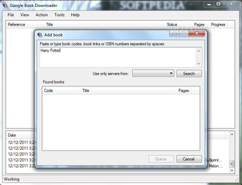 Google Book Downloader screenshot