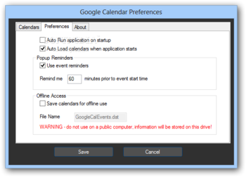 Google Calendar Client screenshot 3