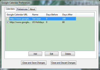 Google Calendar Windows Client screenshot 2