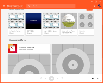 Google Play Music Desktop Player screenshot