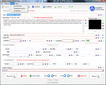 Google Product Feed Generator Lite screenshot 5