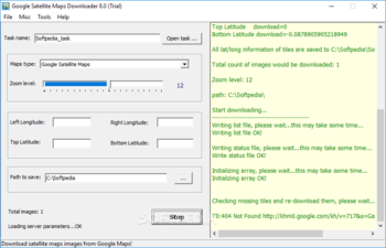 Google Satellite Maps Downloader screenshot