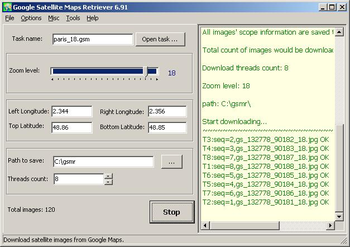 Google Satellite Maps Retriever screenshot 3