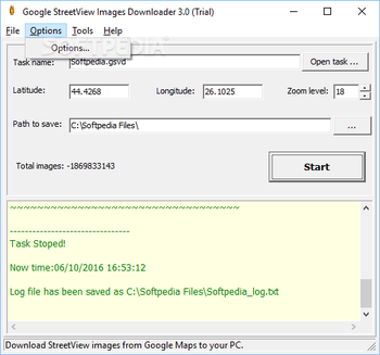 Google StreetView Images Downloader screenshot 2