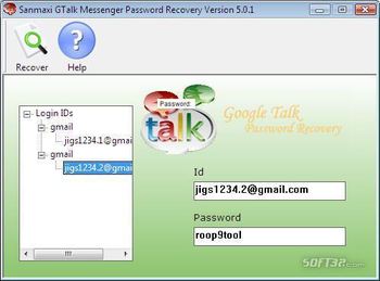 Google Talk Password Finder screenshot 2
