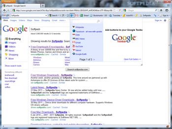 Google Toolbar for Firefox screenshot 5