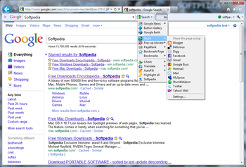 Google Toolbar screenshot 4